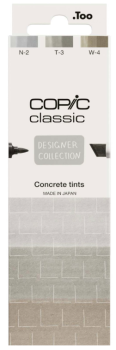 Sada markerů Copic Classic 3ks Concrete tints - 