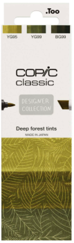 Sada markerů Copic Classic 3ks Deep forest tints - 