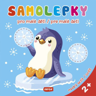 Samolepky pro malé děti - modrý sešit - neuveden