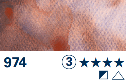 SG akvarelová barva Horadam 1/2 – 974 galaxy brown - 