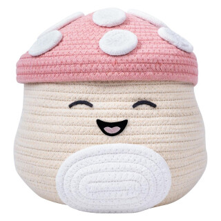 Squishmallows FIZZ Úložný koš - Hříbek Malcolm - neuveden