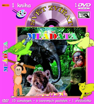 Svět zvířat - Mláďata (kniha omalovánek s DVD) - neuveden