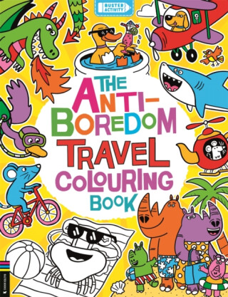 Anti-Boredom Travel Colouring Book - Chris Dickason