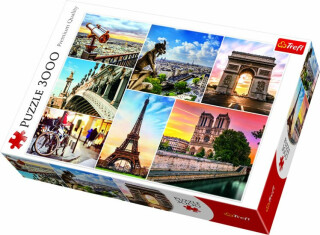 Trefl Puzzle Kouzlo Paříže / 3000 dílků (poškozená) - neuveden
