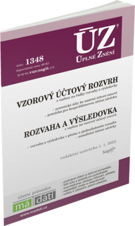 ÚZ 1348 Vzorový účtový rozvrh (poškozená) - neuveden