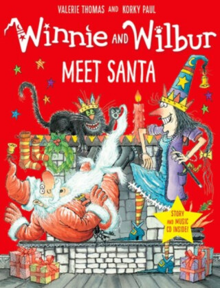Winnie and Wilbur Meet Santa with audio CD - Valerie Thomasová
