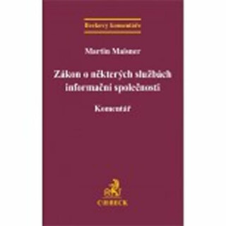 Zákon o některých službách informační společnosti - Martin Maisner