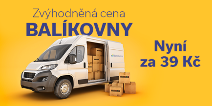 Poštovné s Balíkovnou jen za 39 Kč